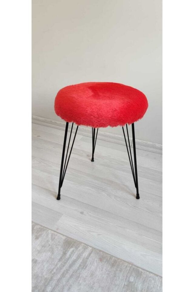 Neta Home Genoa Puf Bench Siyah Metal Ayak